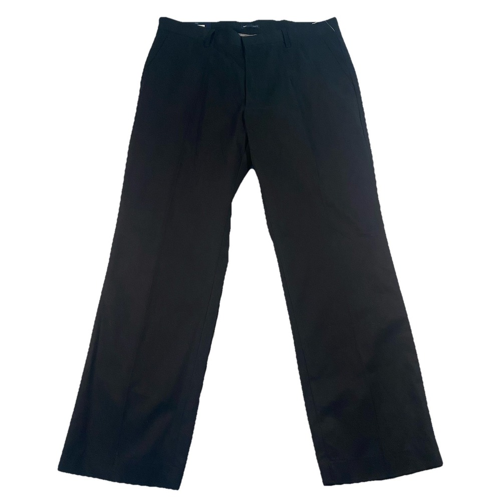 Gap Chino Pants Work Casual Soft Straight Flat Front Cotton Black Size 36X30 NWT